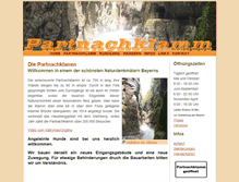 Tablet Screenshot of partnachklamm.eu